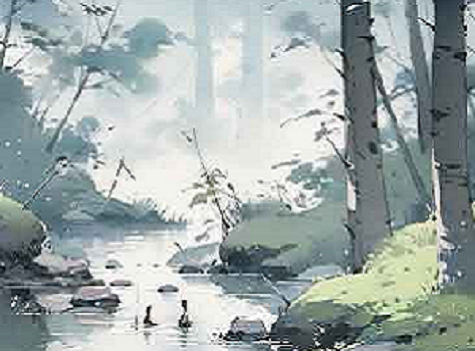 水彩风景